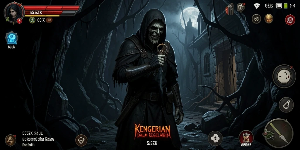 Gameplay menakutkan di dalam kegelapan yang mencekam.