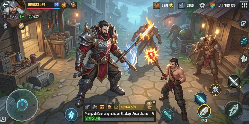 Tampilan gameplay BENGKEL69 yang mendebarkan dan penuh strategi.