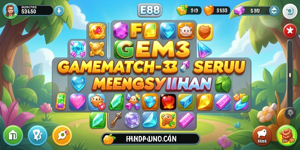 Tampilan menarik dari gameplay E88 yang seru dan penuh warna.