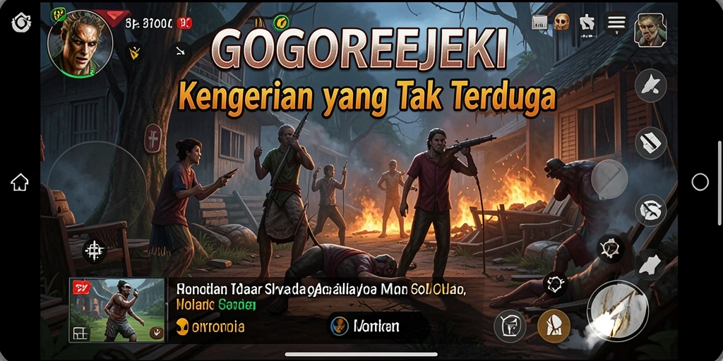 Tangkapan layar menampilkan gameplay menyeramkan di GOGOREJEKI.