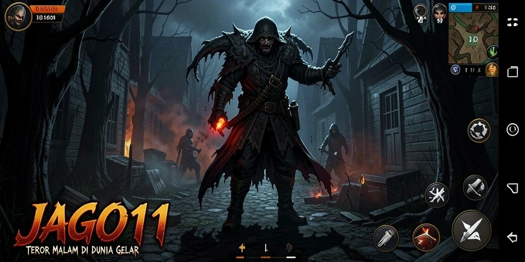 Screenshot gameplay JAGO11 menampilkan momen-momen mendebarkan.