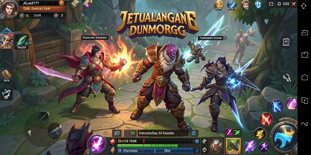 Tampilan mendebarkan dari gameplay JELAS777 yang penuh aksi.