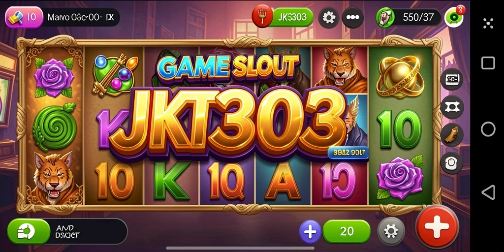 Tampilan gameplay Slot JKT303 yang menarik dan seru.