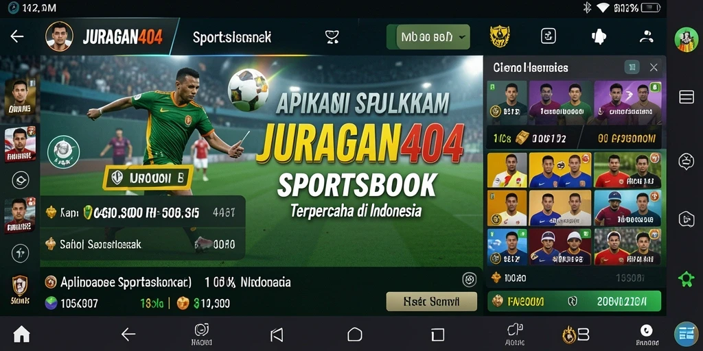 Tampilan gameplay aplikasi Sportsbook JURAGAN404 yang menarik.
