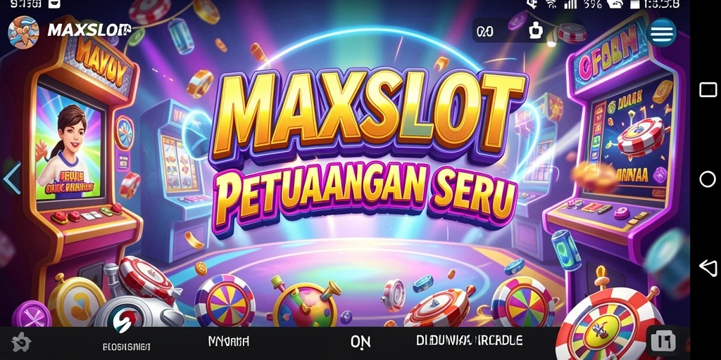 Tangkapan layar gameplay menyerukan aksi seru dari MAXSLOT.
