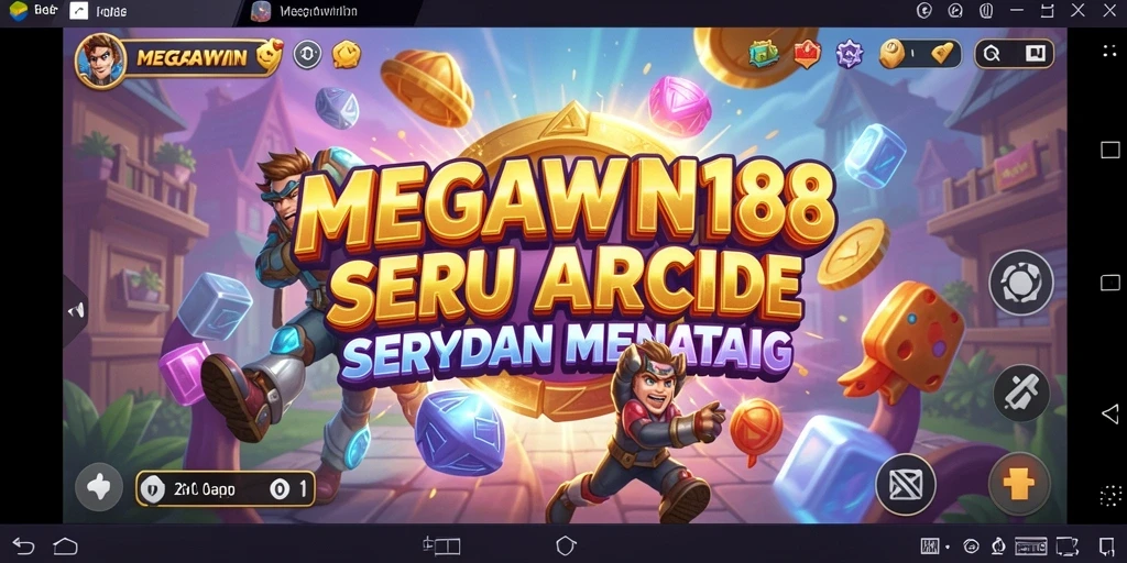 Tampilan gameplay seru di MEGAWIN188 dengan banyak level menarik.