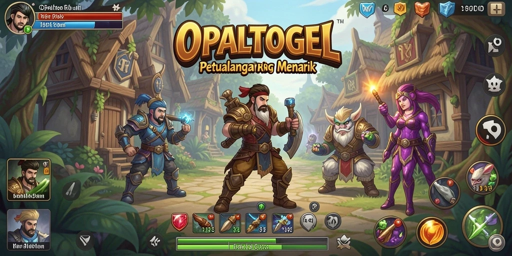 Tampilan gameplay <strong>OPALTOGEL</strong> yang menakjubkan dan penuh aksi.