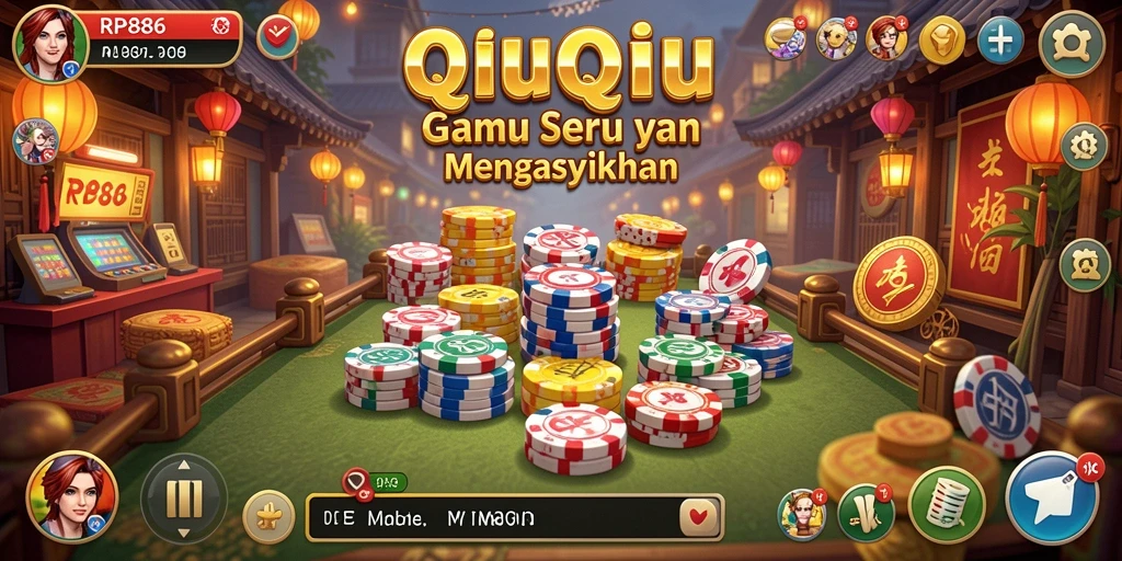 Tampilan gameplay menarik dari game QiuQiu RP886.