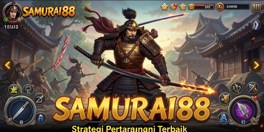 Tampilan gameplay seru SAMURAI88 yang penuh strategi.