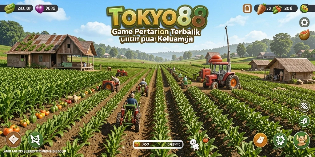 Gameplay TOKYO88 yang menyenangkan dengan aktivitas bertani.